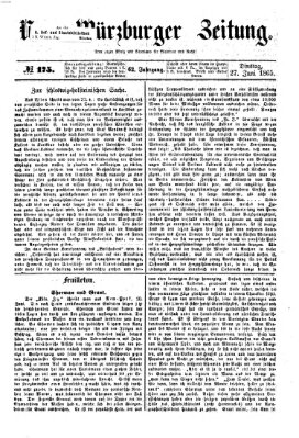 Neue Würzburger Zeitung Dienstag 27. Juni 1865