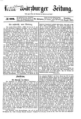 Neue Würzburger Zeitung Samstag 19. August 1865