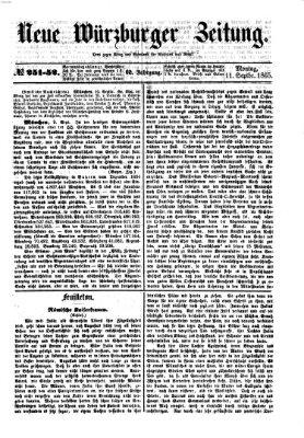 Neue Würzburger Zeitung Montag 11. September 1865