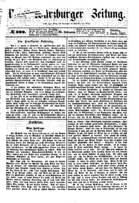 Neue Würzburger Zeitung Dienstag 7. November 1865