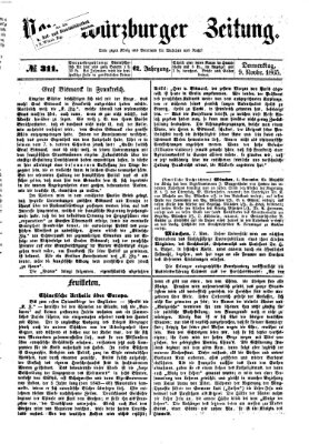 Neue Würzburger Zeitung Donnerstag 9. November 1865