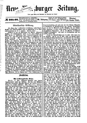 Neue Würzburger Zeitung Montag 20. November 1865