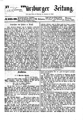 Neue Würzburger Zeitung Montag 27. November 1865