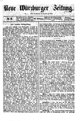 Neue Würzburger Zeitung Freitag 5. Januar 1866