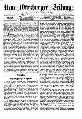 Neue Würzburger Zeitung Freitag 19. Januar 1866