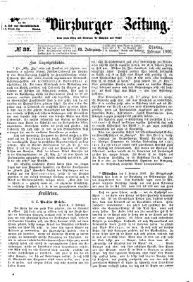 Neue Würzburger Zeitung Dienstag 6. Februar 1866