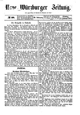 Neue Würzburger Zeitung Dienstag 27. Februar 1866