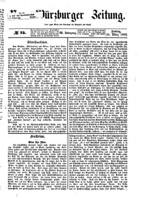 Neue Würzburger Zeitung Freitag 16. März 1866