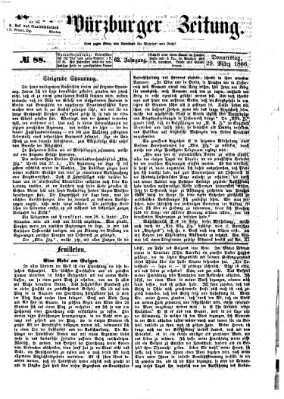 Neue Würzburger Zeitung Donnerstag 29. März 1866