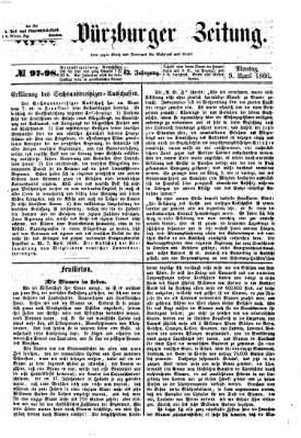 Neue Würzburger Zeitung Montag 9. April 1866