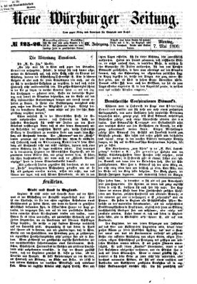 Neue Würzburger Zeitung Montag 7. Mai 1866