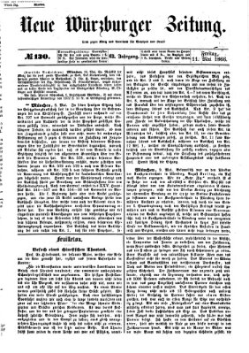 Neue Würzburger Zeitung Freitag 11. Mai 1866