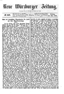 Neue Würzburger Zeitung Dienstag 29. Mai 1866