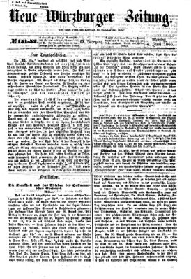 Neue Würzburger Zeitung Montag 4. Juni 1866