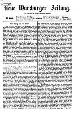 Neue Würzburger Zeitung Dienstag 19. Juni 1866