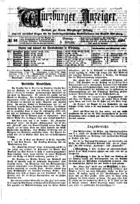 Würzburger Anzeiger (Neue Würzburger Zeitung) Montag 5. Februar 1866