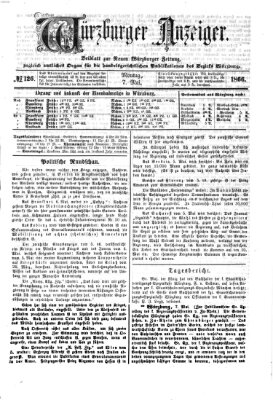 Würzburger Anzeiger (Neue Würzburger Zeitung) Montag 7. Mai 1866