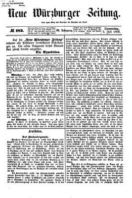 Neue Würzburger Zeitung Donnerstag 5. Juli 1866