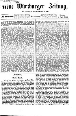 Neue Würzburger Zeitung Montag 9. Juli 1866