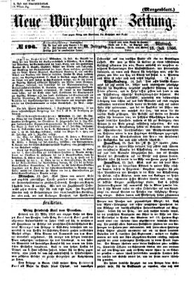 Neue Würzburger Zeitung. Morgenblatt (Neue Würzburger Zeitung) Mittwoch 18. Juli 1866