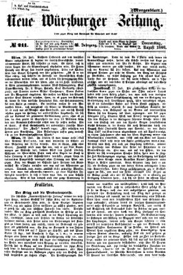 Neue Würzburger Zeitung. Morgenblatt (Neue Würzburger Zeitung) Donnerstag 2. August 1866