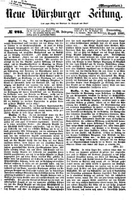 Neue Würzburger Zeitung. Morgenblatt (Neue Würzburger Zeitung) Donnerstag 16. August 1866