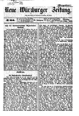 Neue Würzburger Zeitung. Morgenblatt (Neue Würzburger Zeitung) Dienstag 16. Oktober 1866