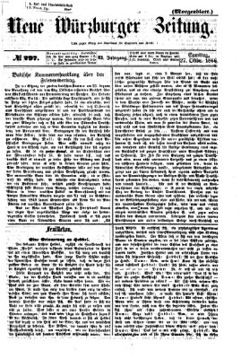 Neue Würzburger Zeitung. Morgenblatt (Neue Würzburger Zeitung) Samstag 27. Oktober 1866