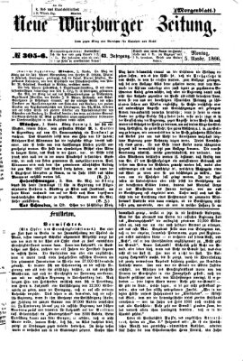 Neue Würzburger Zeitung. Morgenblatt (Neue Würzburger Zeitung) Montag 5. November 1866