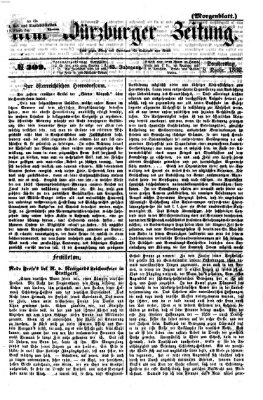 Neue Würzburger Zeitung. Morgenblatt (Neue Würzburger Zeitung) Donnerstag 8. November 1866