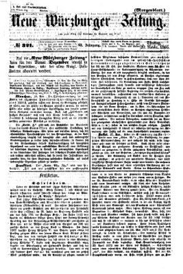 Neue Würzburger Zeitung. Morgenblatt (Neue Würzburger Zeitung) Dienstag 20. November 1866