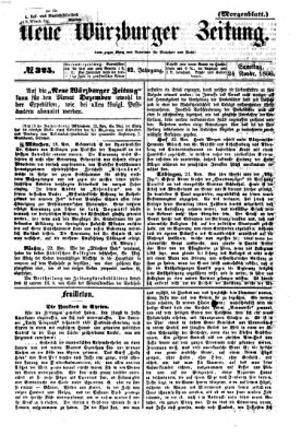 Neue Würzburger Zeitung. Morgenblatt (Neue Würzburger Zeitung) Samstag 24. November 1866