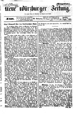 Neue Würzburger Zeitung. Morgenblatt (Neue Würzburger Zeitung) Freitag 28. Dezember 1866