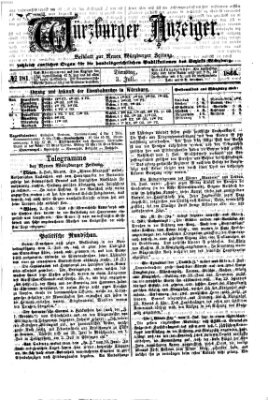 Würzburger Anzeiger (Neue Würzburger Zeitung) Dienstag 3. Juli 1866