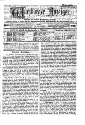 Würzburger Anzeiger. Mittagsblatt (Neue Würzburger Zeitung) Freitag 28. September 1866