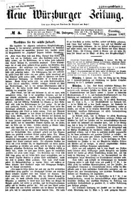 Neue Würzburger Zeitung. Morgenblatt (Neue Würzburger Zeitung) Samstag 5. Januar 1867