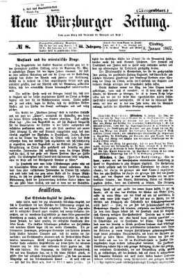 Neue Würzburger Zeitung. Morgenblatt (Neue Würzburger Zeitung) Dienstag 8. Januar 1867