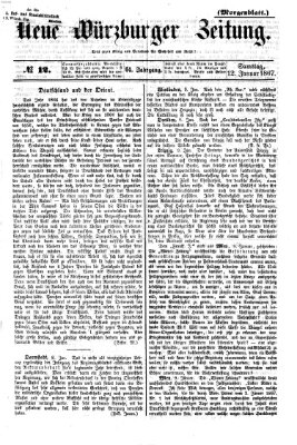 Neue Würzburger Zeitung. Morgenblatt (Neue Würzburger Zeitung) Samstag 12. Januar 1867