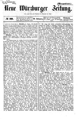 Neue Würzburger Zeitung. Morgenblatt (Neue Würzburger Zeitung) Mittwoch 30. Januar 1867