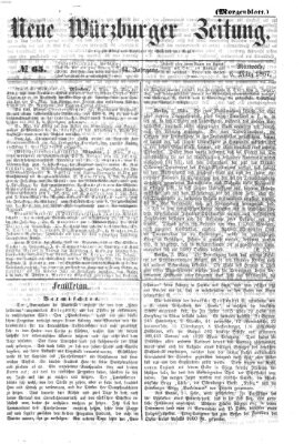 Neue Würzburger Zeitung. Morgenblatt (Neue Würzburger Zeitung) Mittwoch 6. März 1867