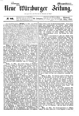 Neue Würzburger Zeitung. Morgenblatt (Neue Würzburger Zeitung) Mittwoch 27. März 1867