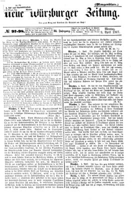 Neue Würzburger Zeitung. Morgenblatt (Neue Würzburger Zeitung) Montag 8. April 1867