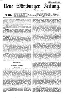 Neue Würzburger Zeitung. Morgenblatt (Neue Würzburger Zeitung) Mittwoch 22. Mai 1867