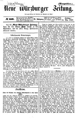 Neue Würzburger Zeitung. Morgenblatt (Neue Würzburger Zeitung) Freitag 31. Mai 1867