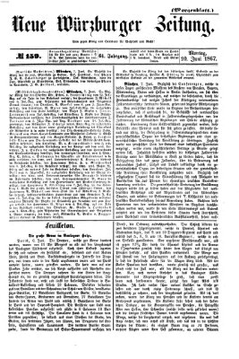 Neue Würzburger Zeitung. Morgenblatt (Neue Würzburger Zeitung) Montag 10. Juni 1867