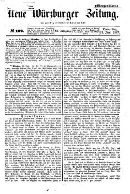 Neue Würzburger Zeitung. Morgenblatt (Neue Würzburger Zeitung) Donnerstag 13. Juni 1867