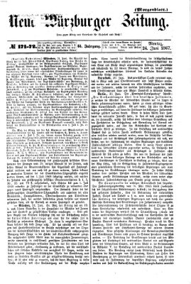 Neue Würzburger Zeitung. Morgenblatt (Neue Würzburger Zeitung) Montag 24. Juni 1867