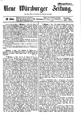 Neue Würzburger Zeitung. Morgenblatt (Neue Würzburger Zeitung) Samstag 6. Juli 1867