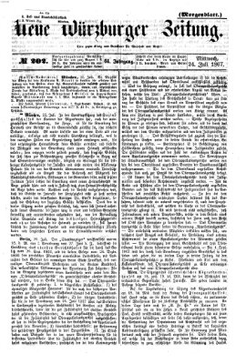 Neue Würzburger Zeitung. Morgenblatt (Neue Würzburger Zeitung) Mittwoch 24. Juli 1867