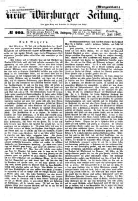 Neue Würzburger Zeitung. Morgenblatt (Neue Würzburger Zeitung) Samstag 27. Juli 1867